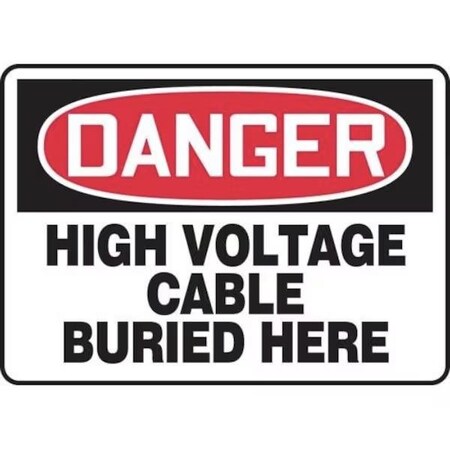 Accuform OSHA DANGER SAFETY SIGN HIGH MELC032VS MELC032VS